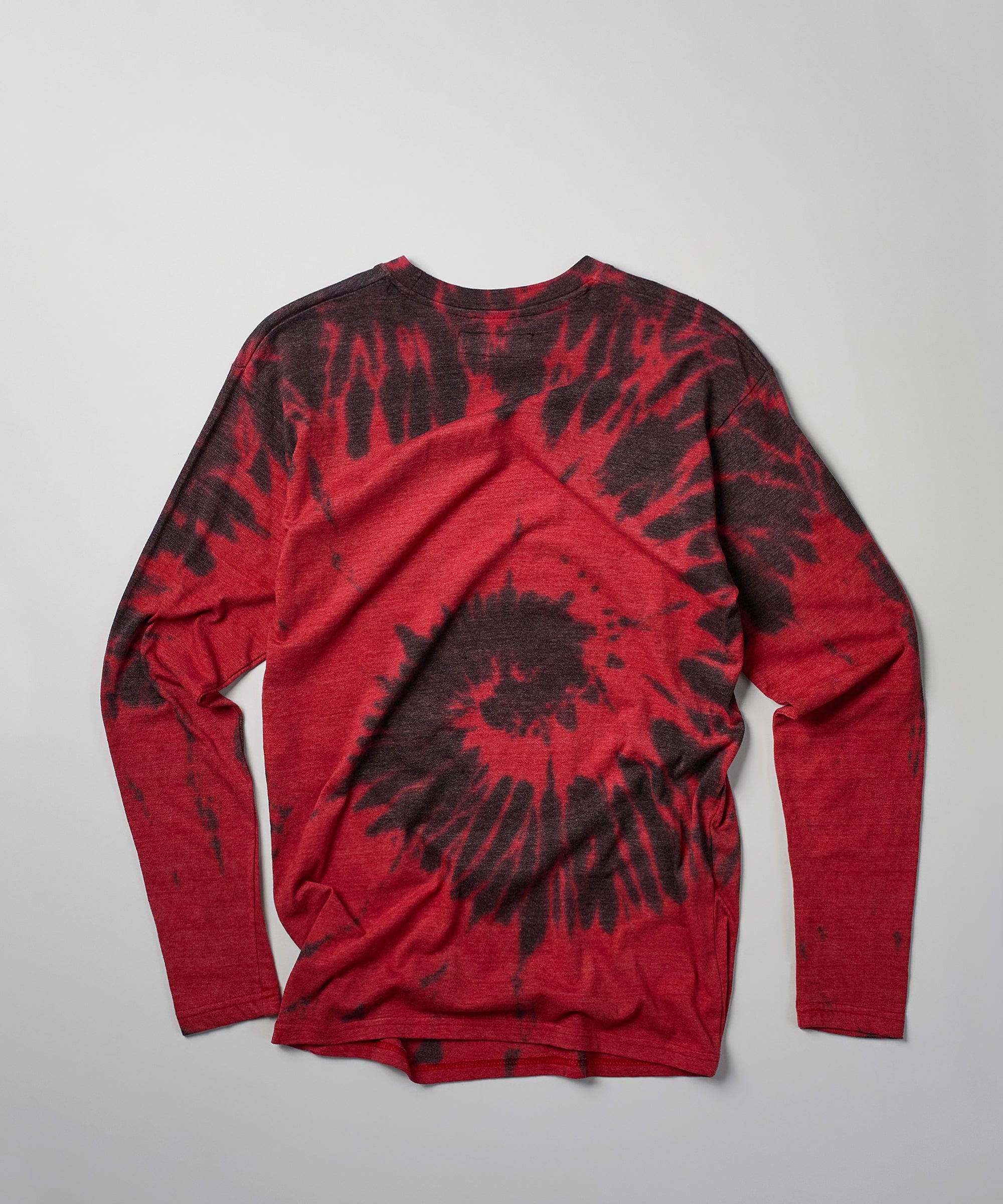 Trade Tie Dye Long Sleeve Tee - Red