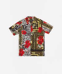 Floral & Chains Short Sleeve Woven Shirt