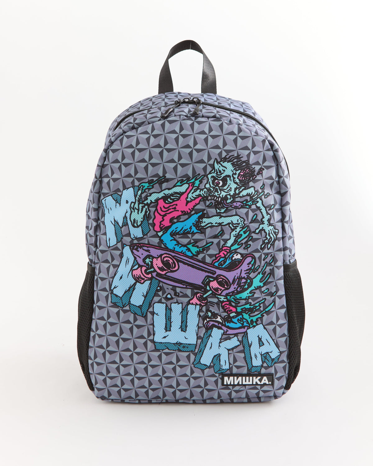 Mishka Eyeball Backpack - Grey