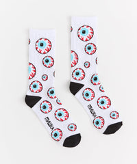 Mishka Knit Socks - White