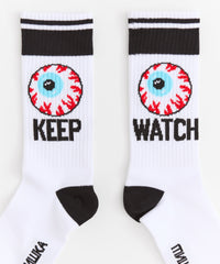 Mishka Keep Watch Socks - White