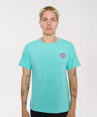 Mishka Death Adders Embroidered Short Sleeve Tee - Light Blue