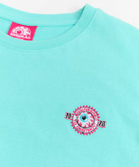 Mishka Death Adders Embroidered Short Sleeve Tee - Light Blue