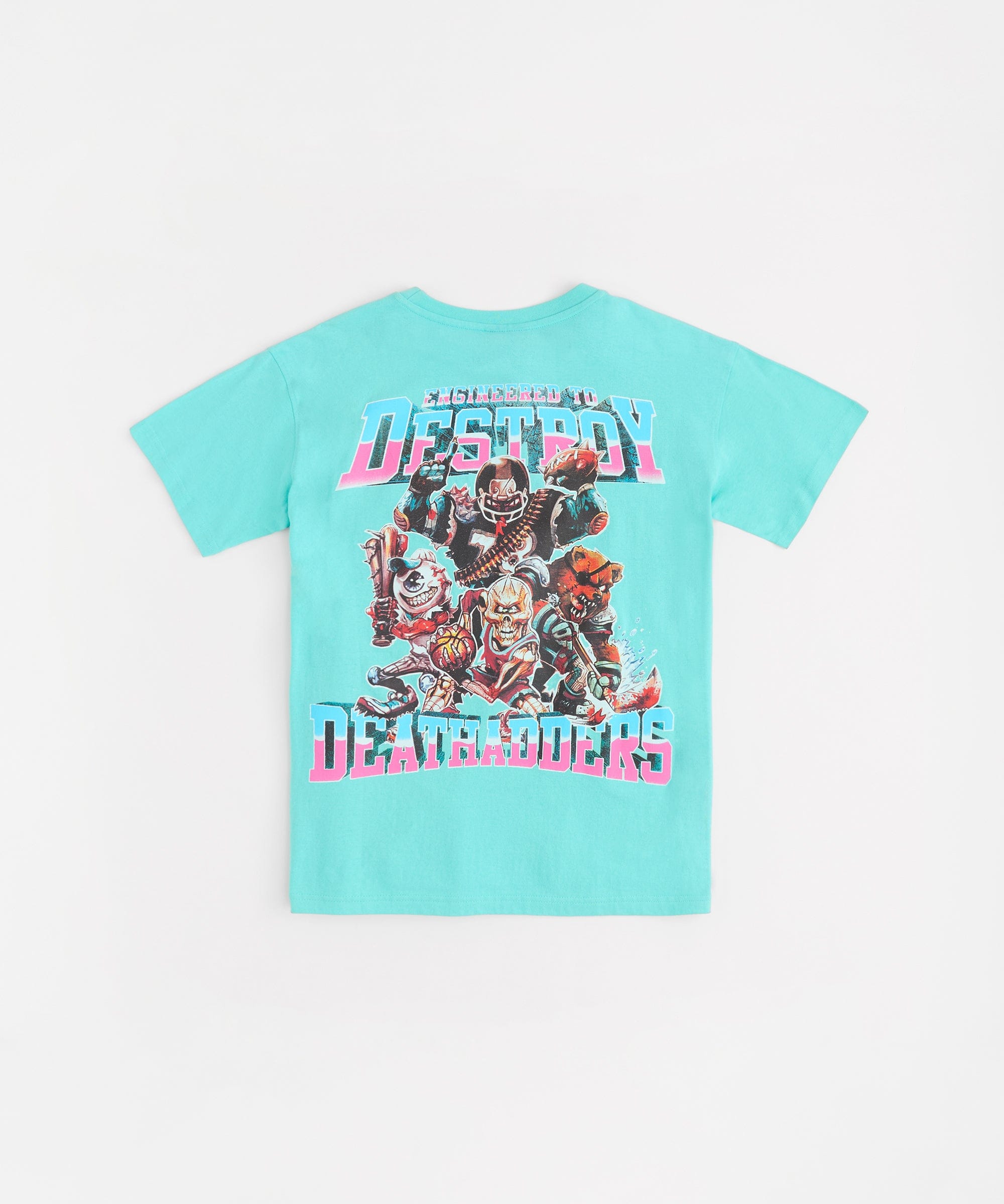 Mishka Death Adders Embroidered Short Sleeve Tee - Light Blue