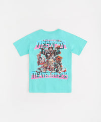 Mishka Death Adders Embroidered Short Sleeve Tee - Light Blue