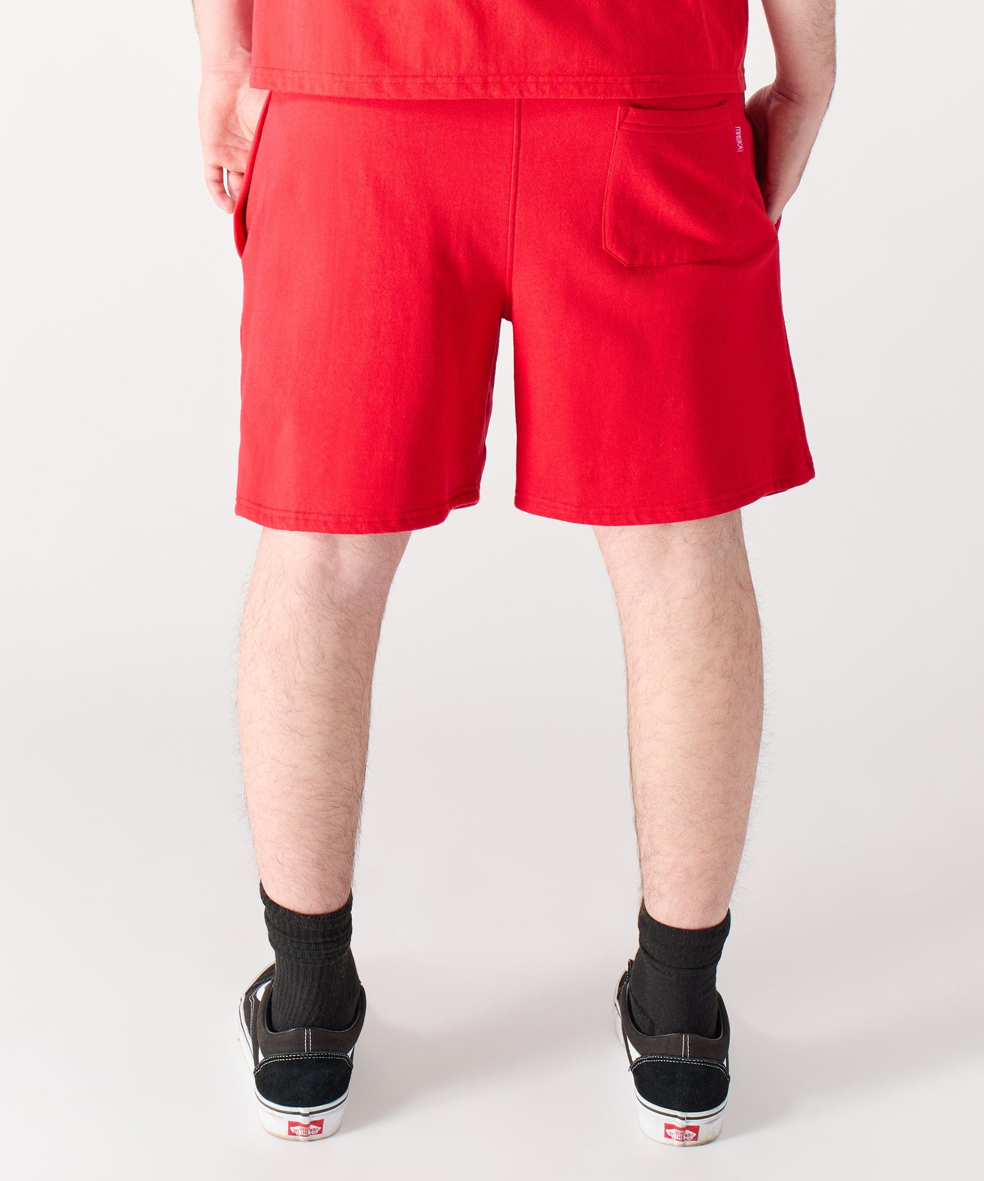 Mishka Old English Fleece Shorts - Red