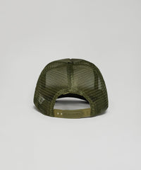 Mishka Keep Watch Embroidered Trucker Hat - Olive Green