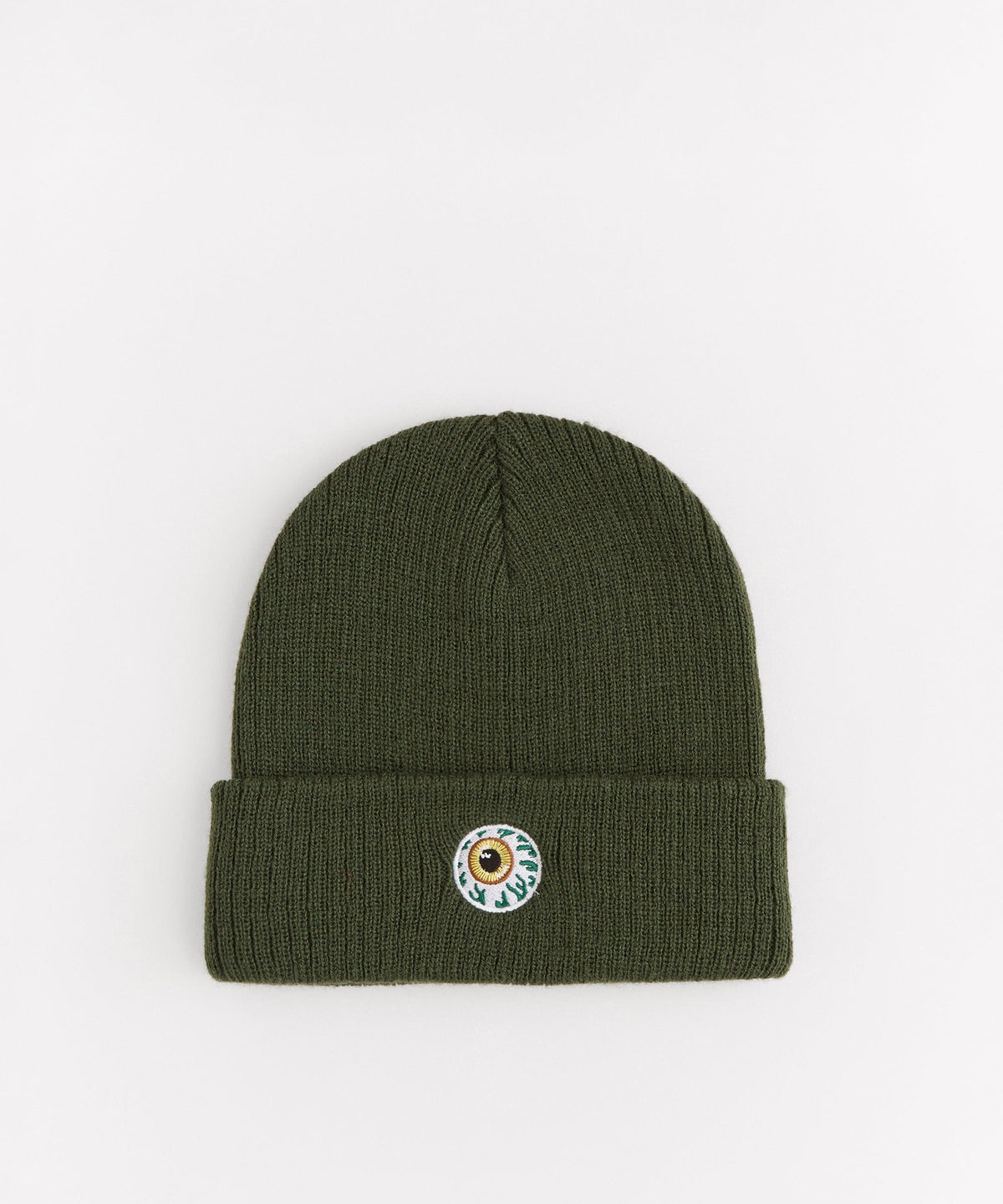 Mishka Keep Watch Embroidered Beanie - Olive Green