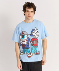 Mishka Nineties Short Sleeve Tee - Light Blue