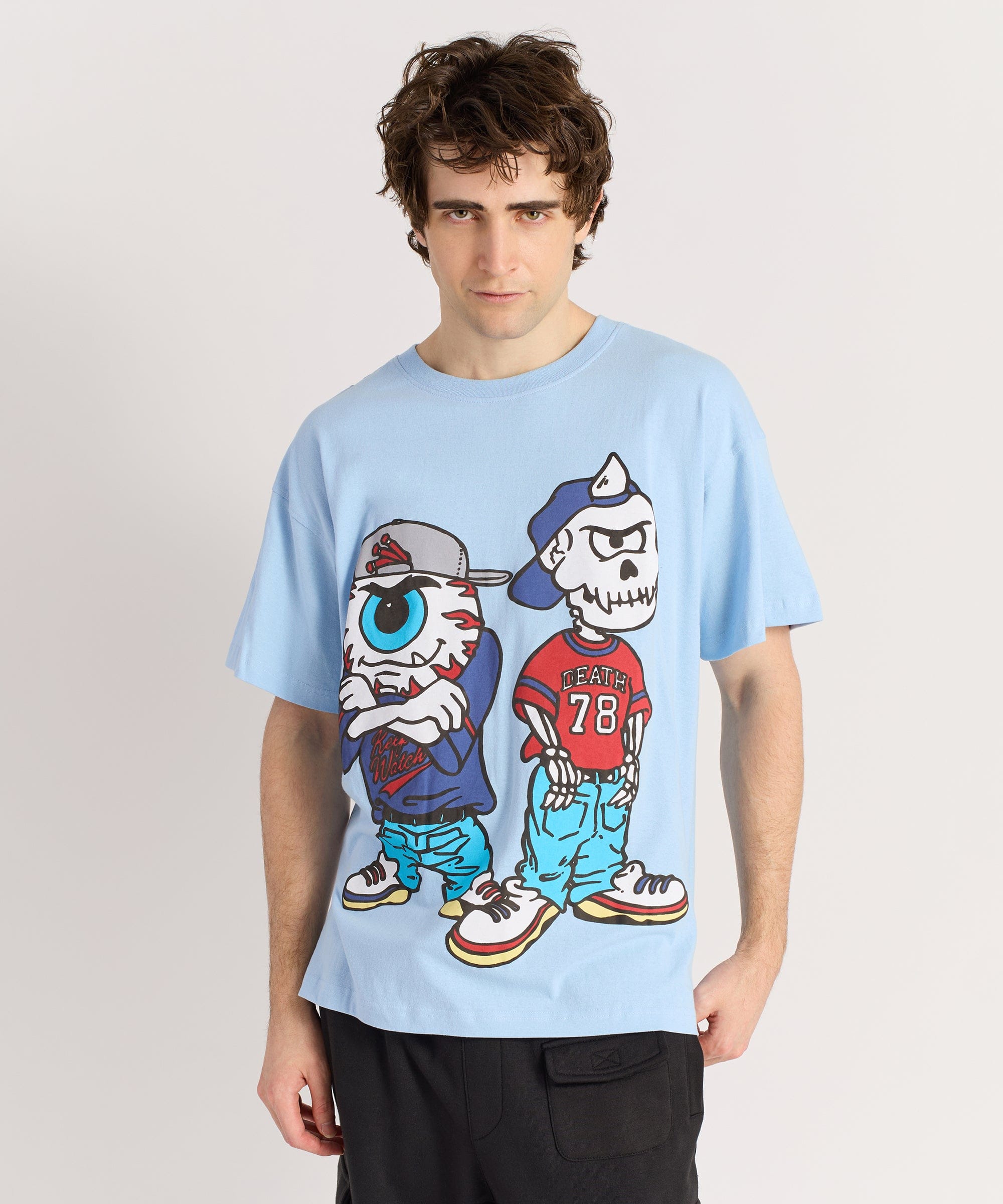 Mishka Nineties Short Sleeve Tee - Light Blue