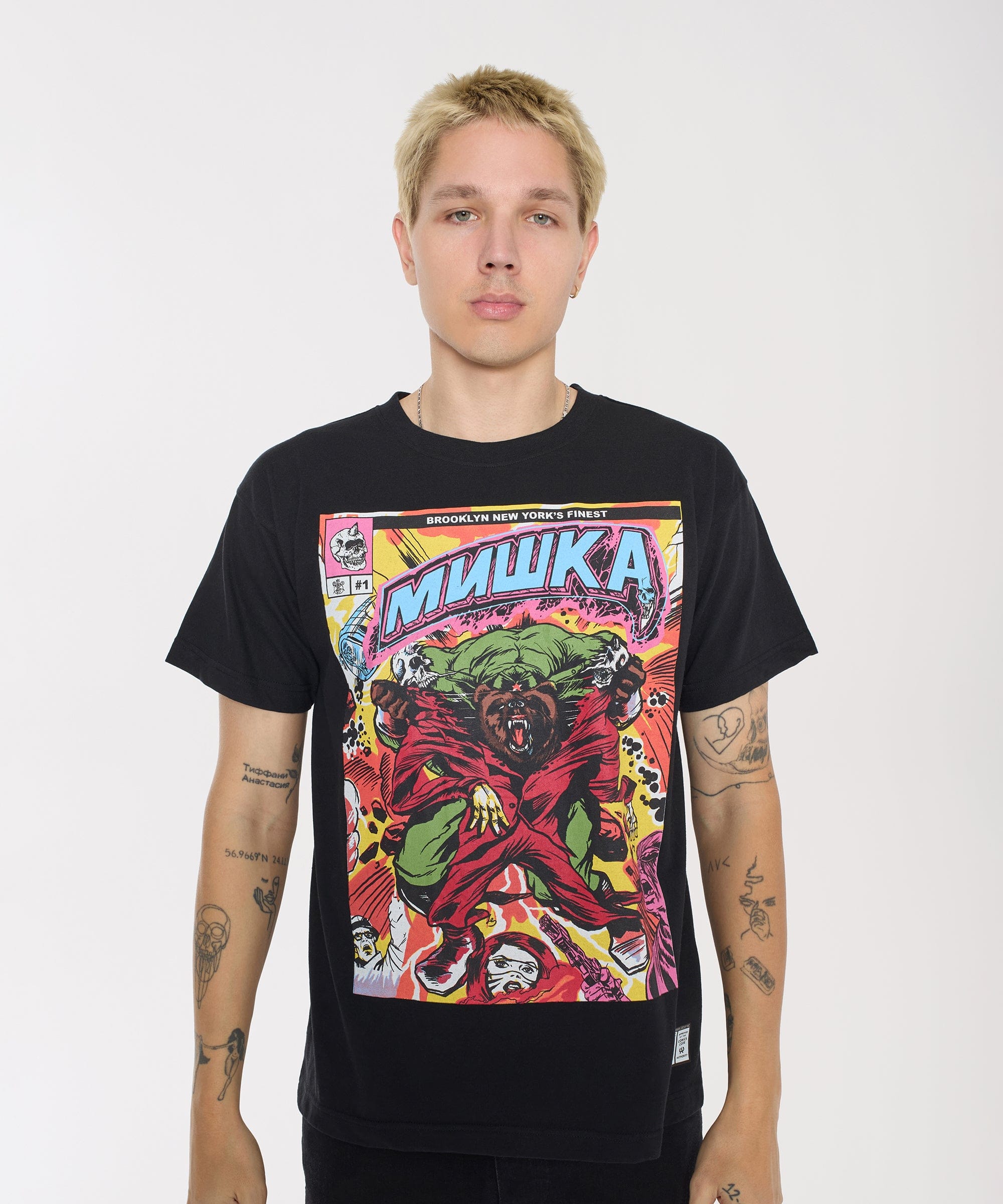 Mishka Brooklyns Finest Short Sleeve Tee - Black