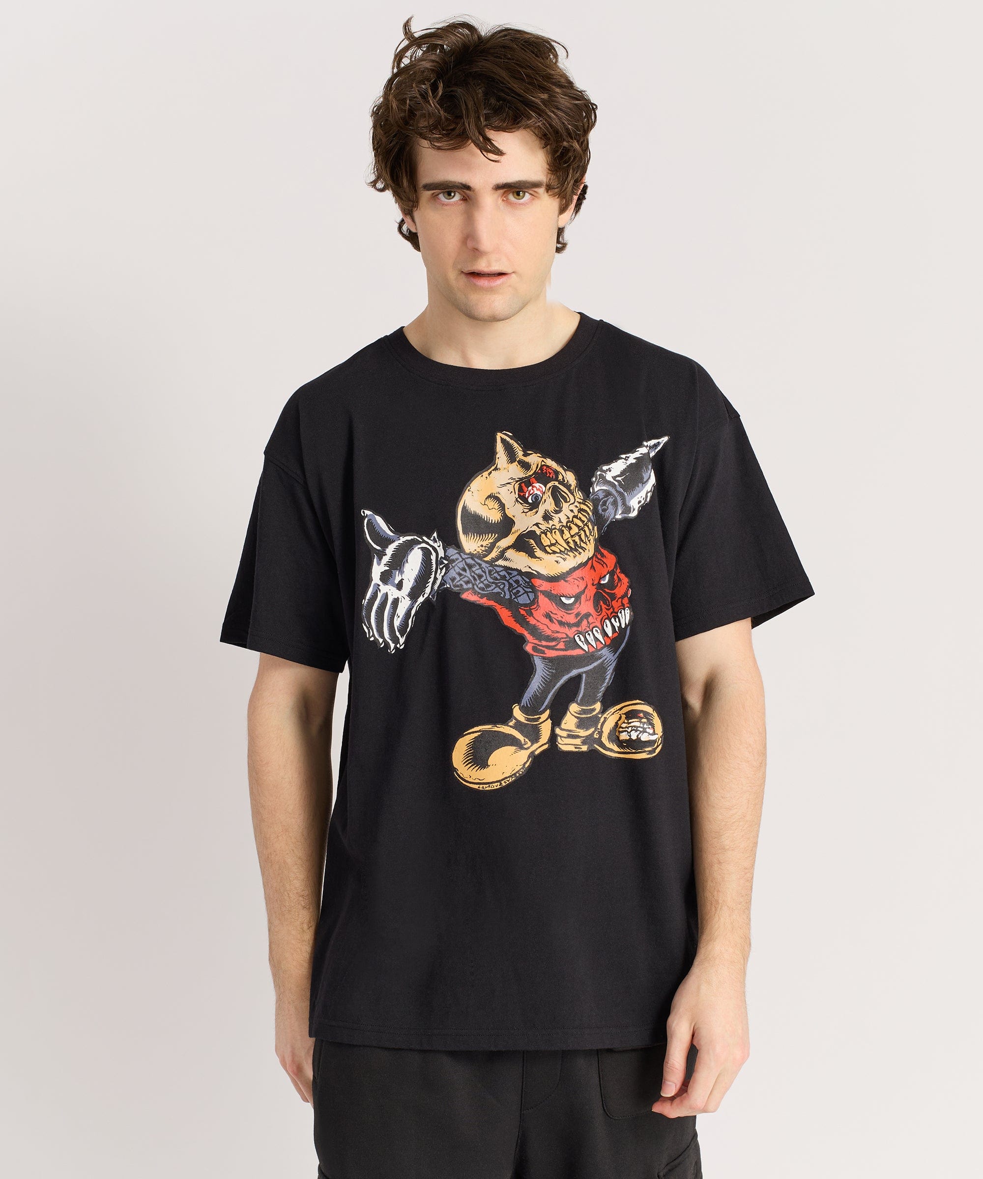 Mishka Cyco Bootleg Embroidered Short Sleeve Tee - Black