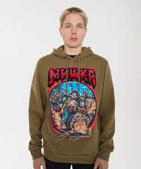 Mishka Band Hoodie - Olive Green