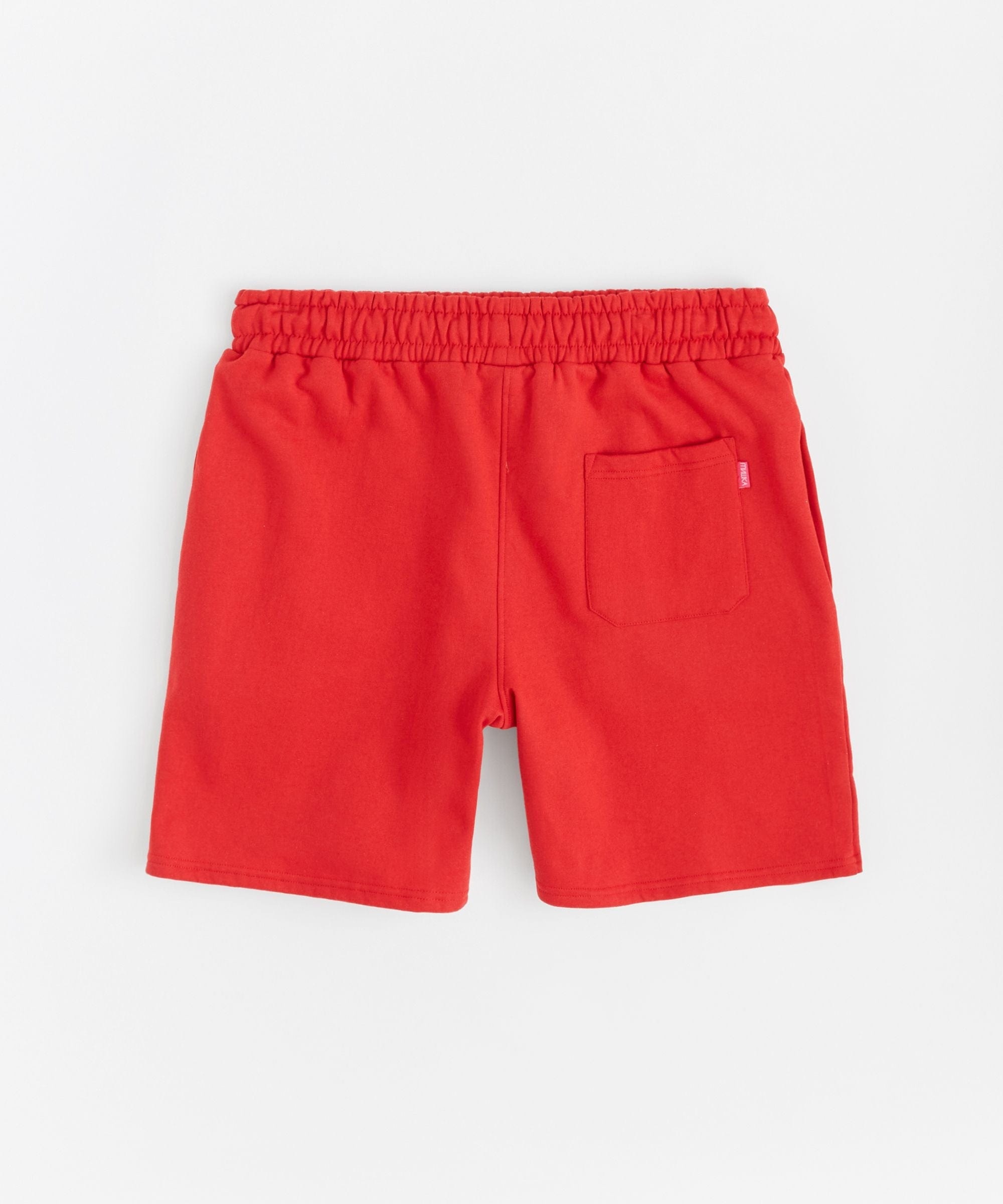 Mishka Old English Fleece Shorts - Red