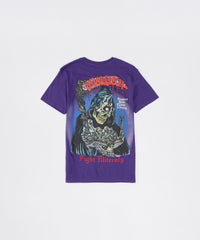 Mishka Fight Illiteracy Short Sleeve Tee - Purple