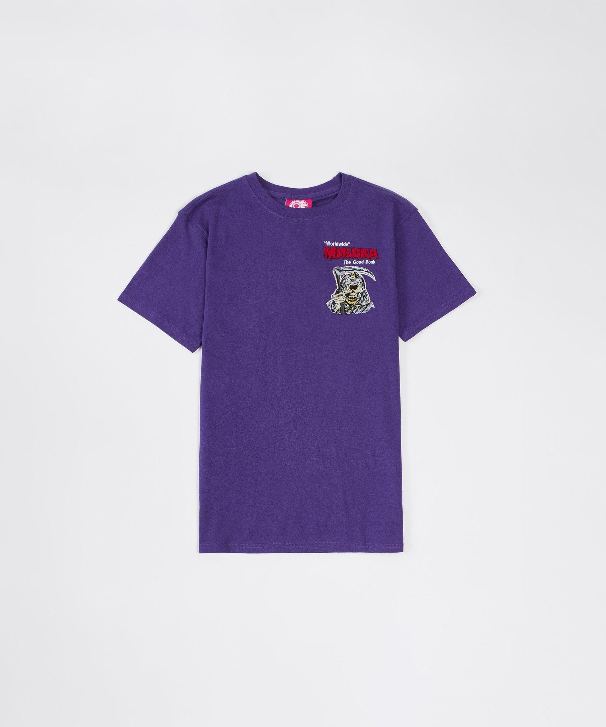 Mishka Fight Illiteracy Short Sleeve Tee - Purple
