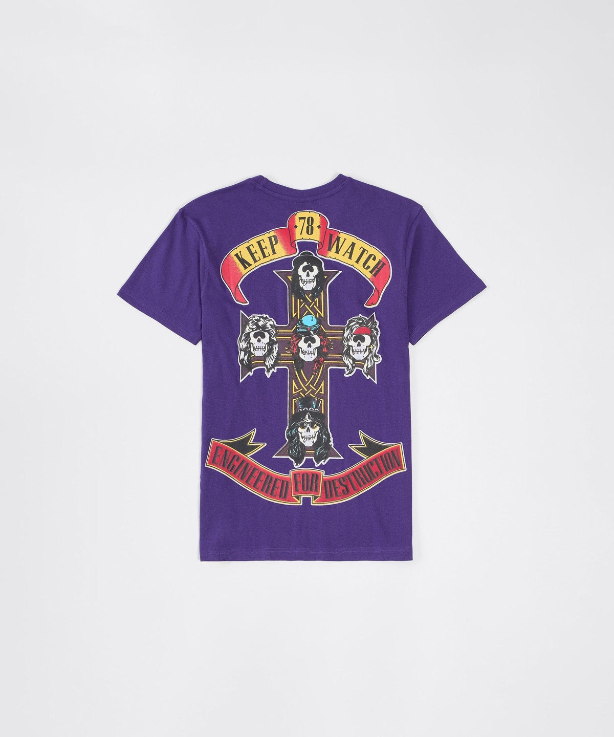 Mishka Destruction Short Sleeve Tee - Purple