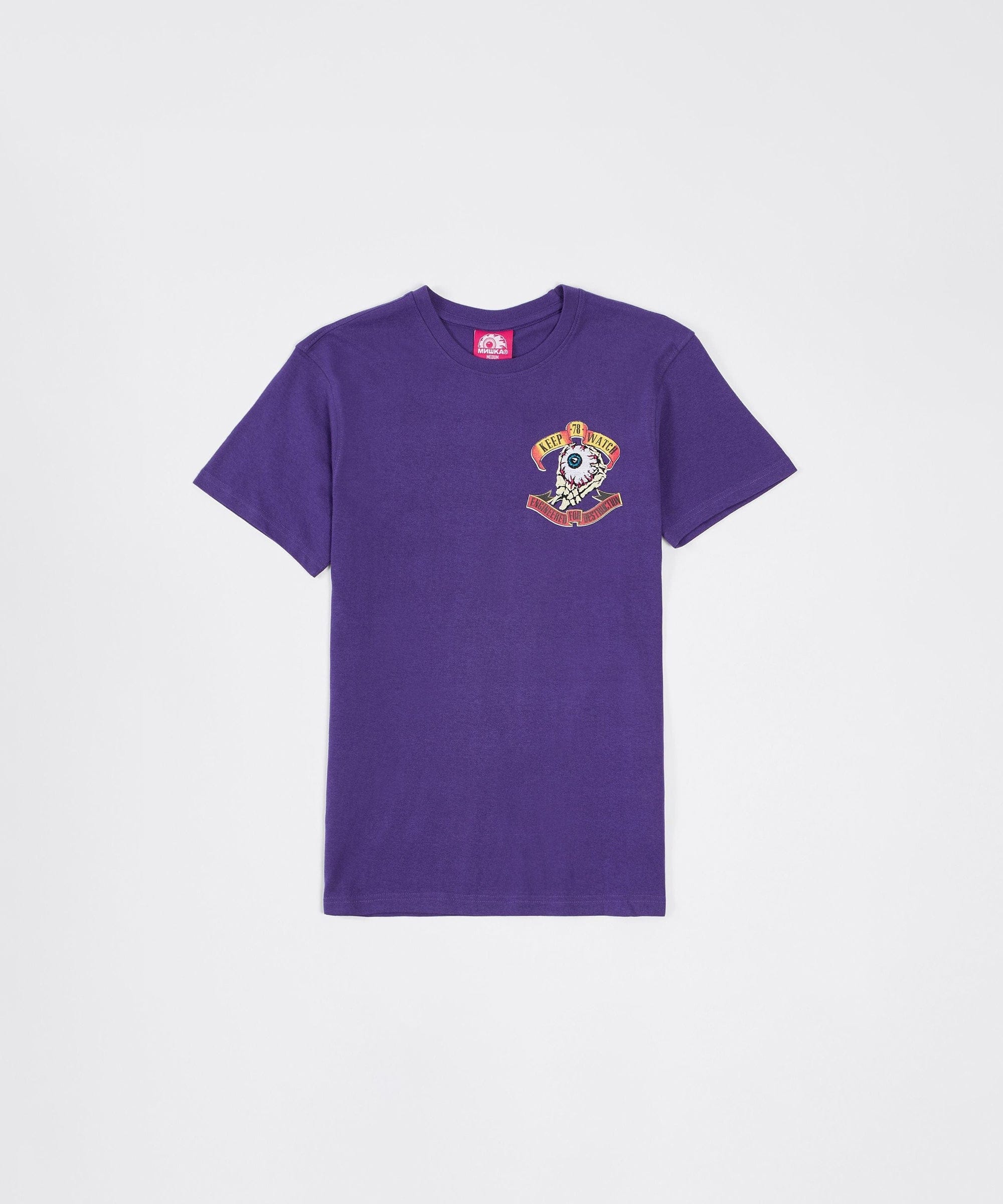 Mishka Destruction Short Sleeve Tee - Purple