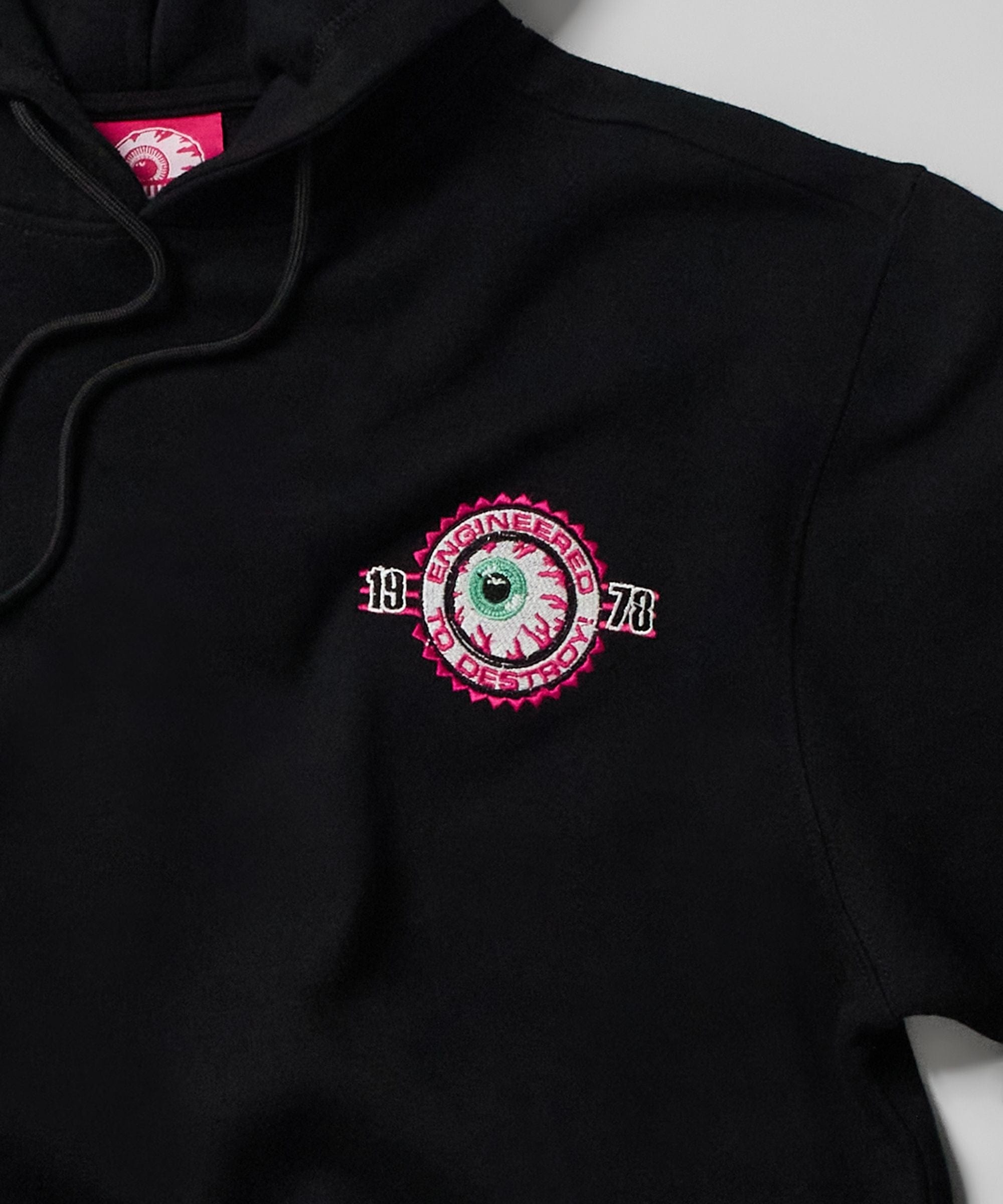 Mishka Engineered To Destroy Back Print Hoodie - Black