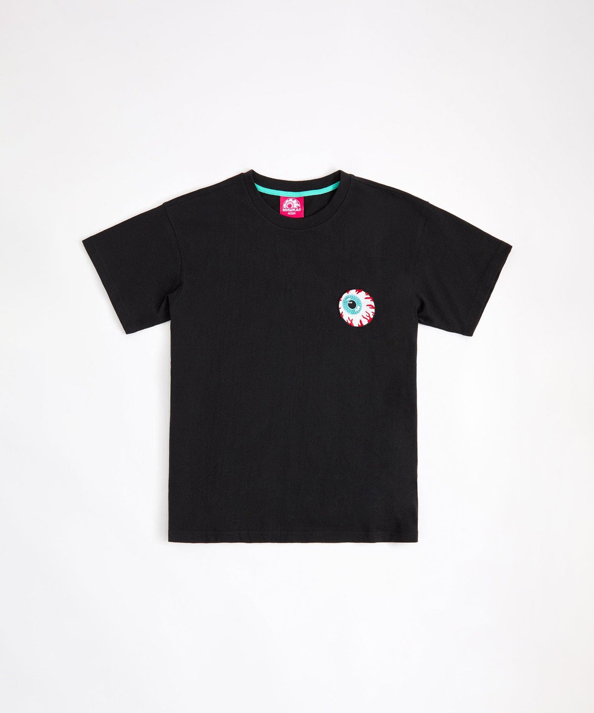 Mishka Eyeball Logo Keep Watch Short Sleeve Tee - Black