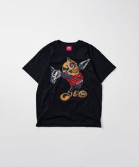 Mishka Cyco Bootleg Embroidered Short Sleeve Tee - Black