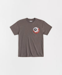 Mishka Lamour Keep Watch Crest Short Sleeve Tee - Charcoal