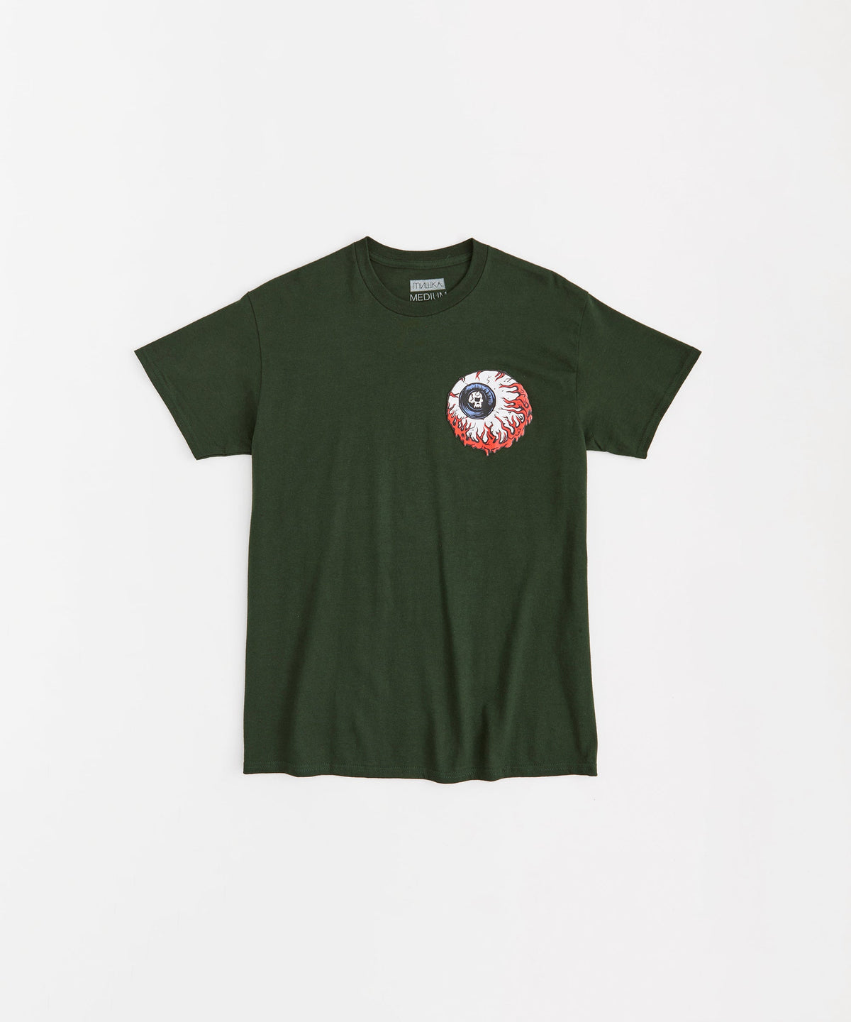 Mishka Lamour Keep Watch Crest Short Sleeve Tee - Olive Green