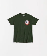 Mishka Lamour Keep Watch Crest Short Sleeve Tee - Olive Green