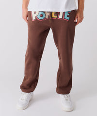 Popeye Toggle Joggers - Brown