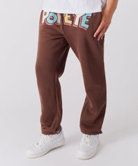 Popeye Toggle Joggers - Brown