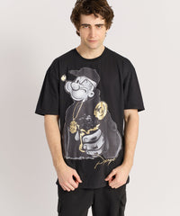 Popeye Short Sleeve Tee - Black