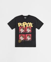 Plus Size Popeye King of NY Short Sleeve Tee - Black