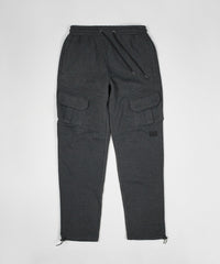 Banks Relaxed Fit Fleece Cargo Pants - Charcoal