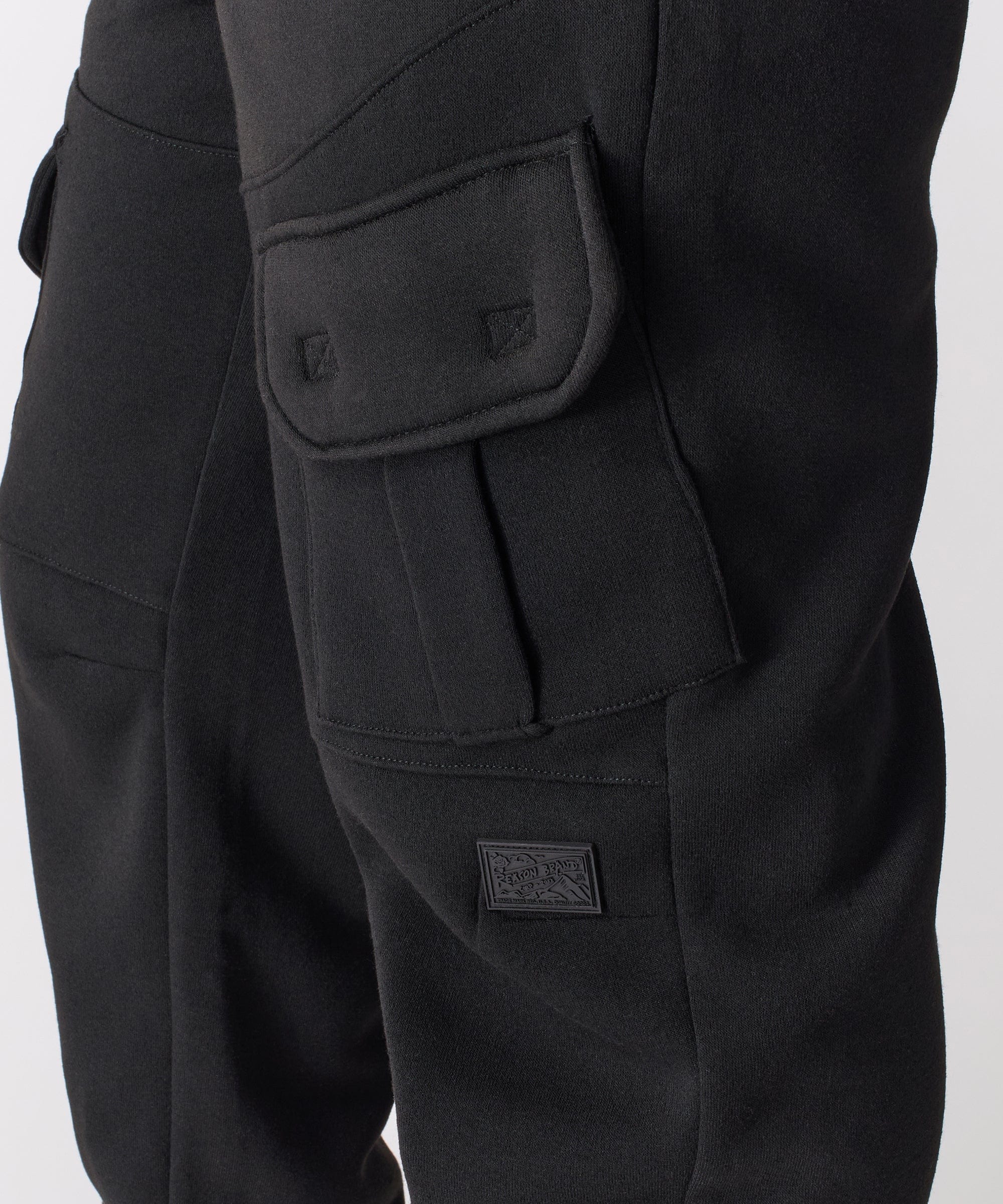 Banks Relaxed Fit Fleece Sweatpants - Black