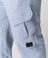 Banks Relaxed Fit Fleece Cargo Pants - Grey
