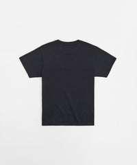 Chest Hit Grizzly Embroidered Short Sleeve Tee - Black