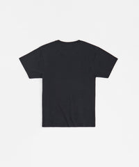 Chest Hit Embroidered Short Sleeve Tee - Black