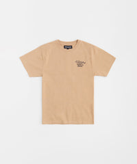 Paper Chaser Embroidered Short Sleeve Tee - Khaki
