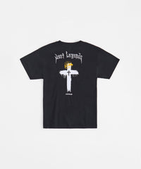 No Limits Embroidered Short Sleeve Tee - Black