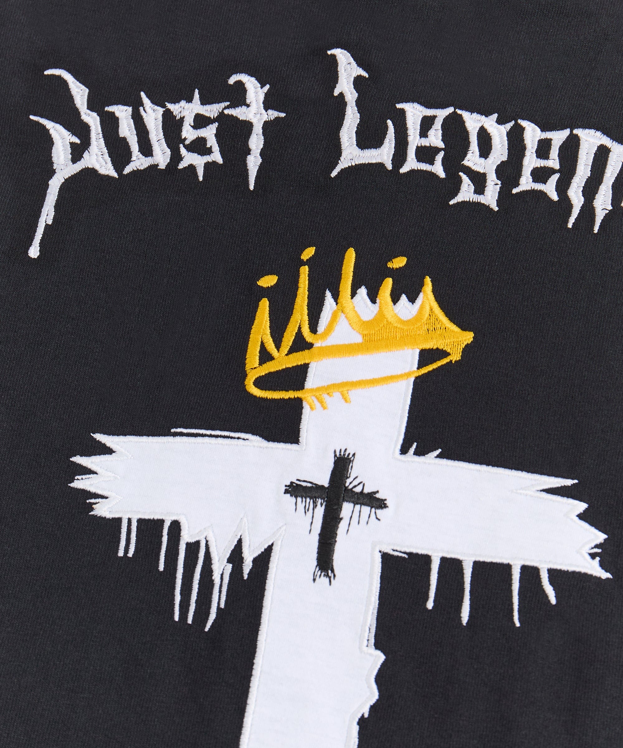 No Limits Embroidered Short Sleeve Tee - Black