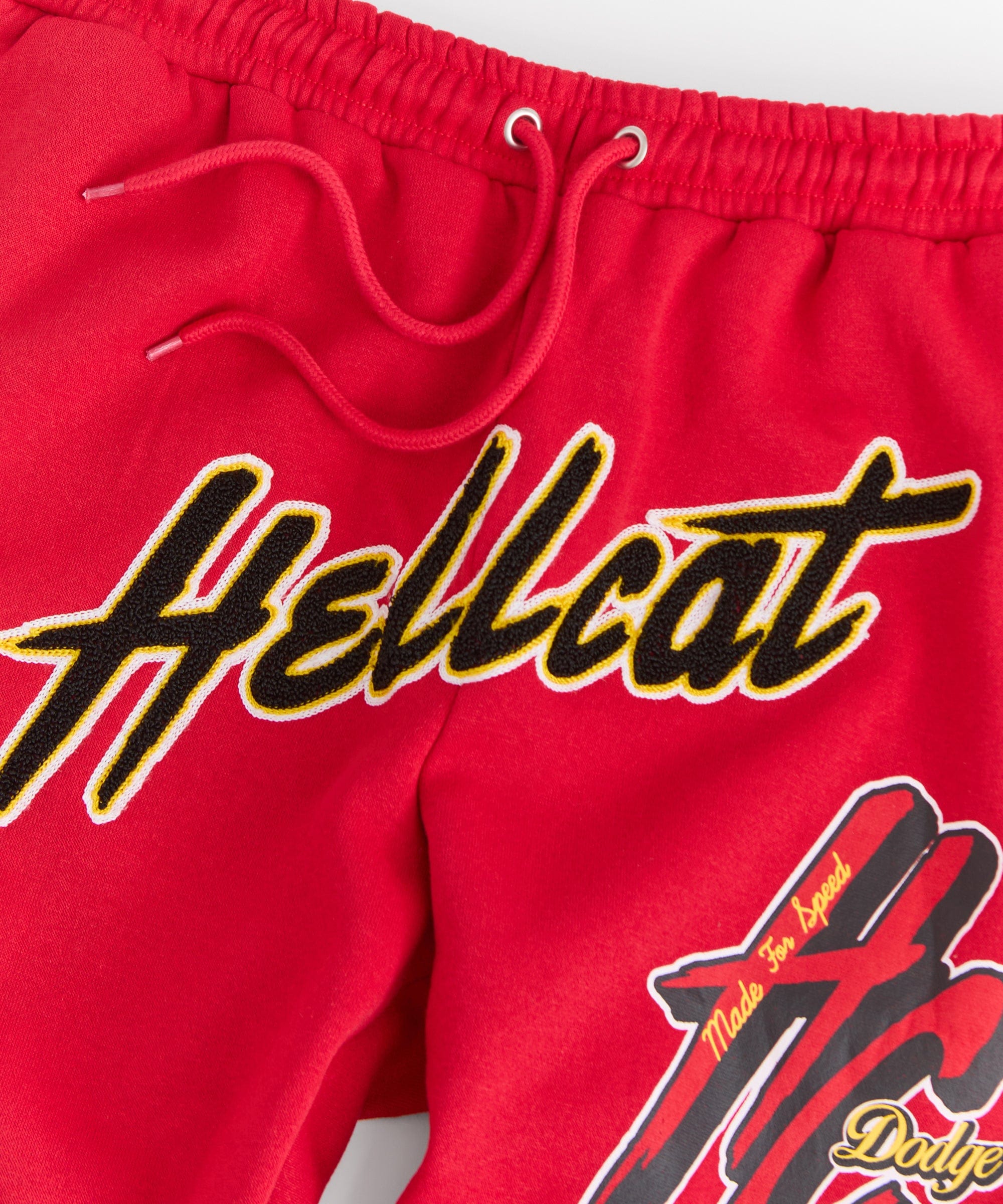 Dodge Hellcat Chenille Patched Jogger - Red