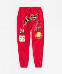 Dodge Hellcat Chenille Patched Jogger - Red