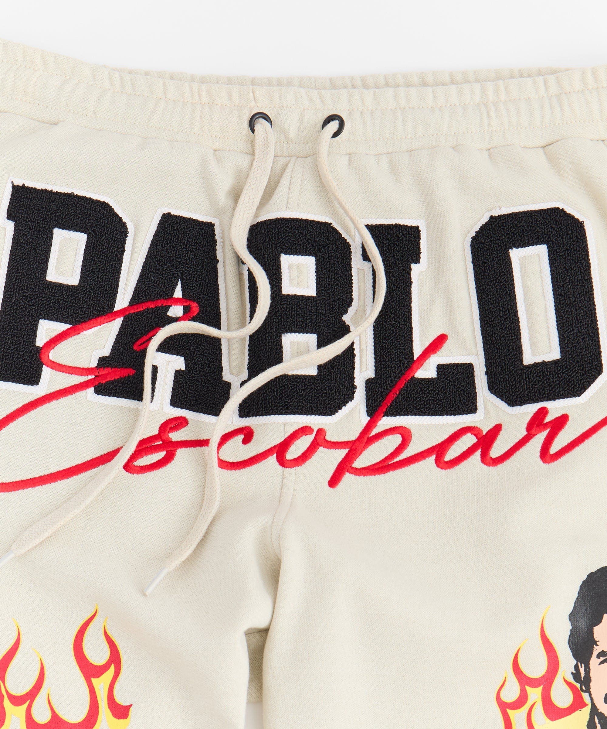 Pablo Chenille Patched Jogger - Khaki