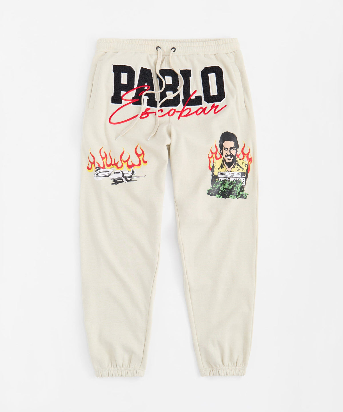 Pablo Chenille Patched Jogger - Khaki