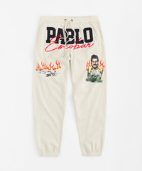Pablo Chenille Patched Jogger - Khaki