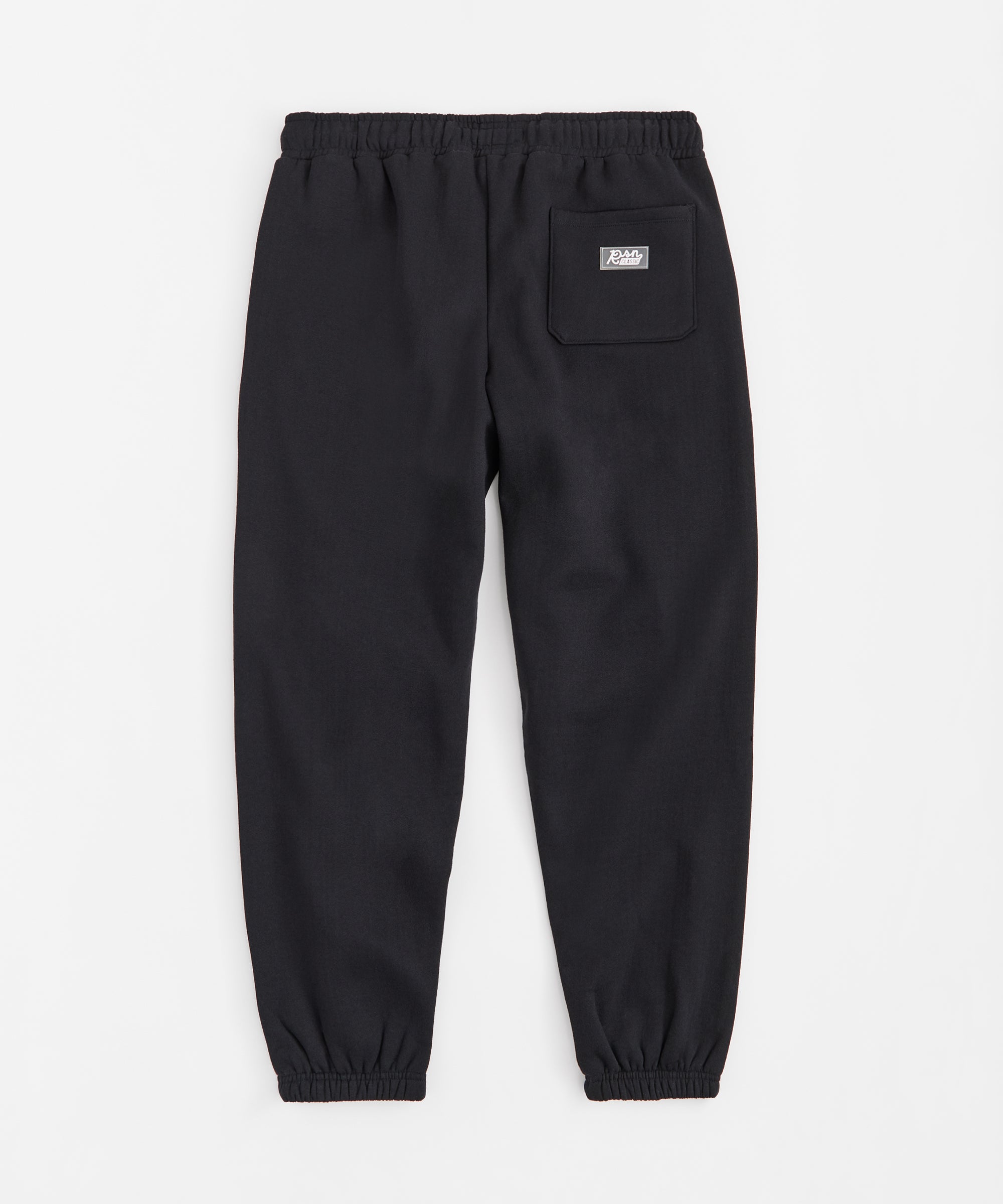 Essential Heavyweight Fleece Baggy Fit Jogger Pants - Black