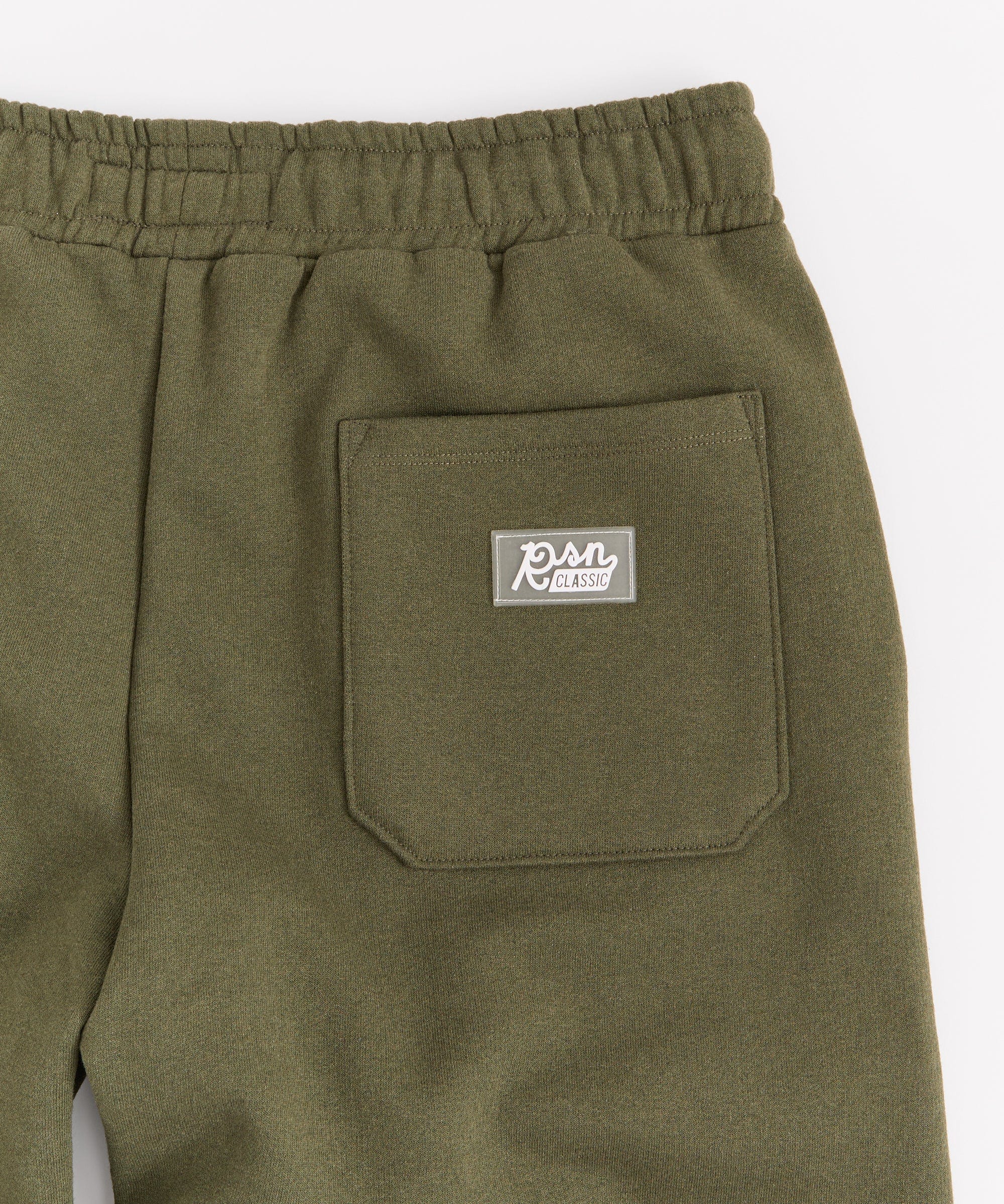 Essential Heavyweight Fleece Baggy Fit Jogger Pants - Olive Green