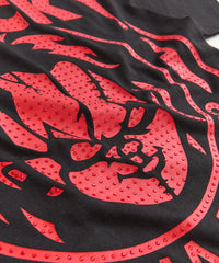 Chucky Rhinestone Wanna Play Short Sleeve Tee - Black