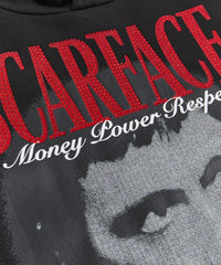 Scarface Rhinestone Hoodie - Black
