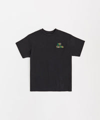 Stay Focused Embroidered Short Sleeve Tee - Black